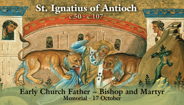 St. Ignatius of Antioch Prayer Card